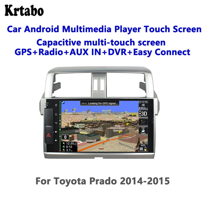 Для Toyota Prado 2014-2015 автомобильный Радио Android мультимедийный плеер 4G RAM автомобильный сенсорный экран GPS Поддержка Carplay
Для Toyota Prado 2014-2015 автомобильный Радио Android мультимедийный плеер 4G RAM автомобильный сенсорный экран GPS Поддержка Carplay