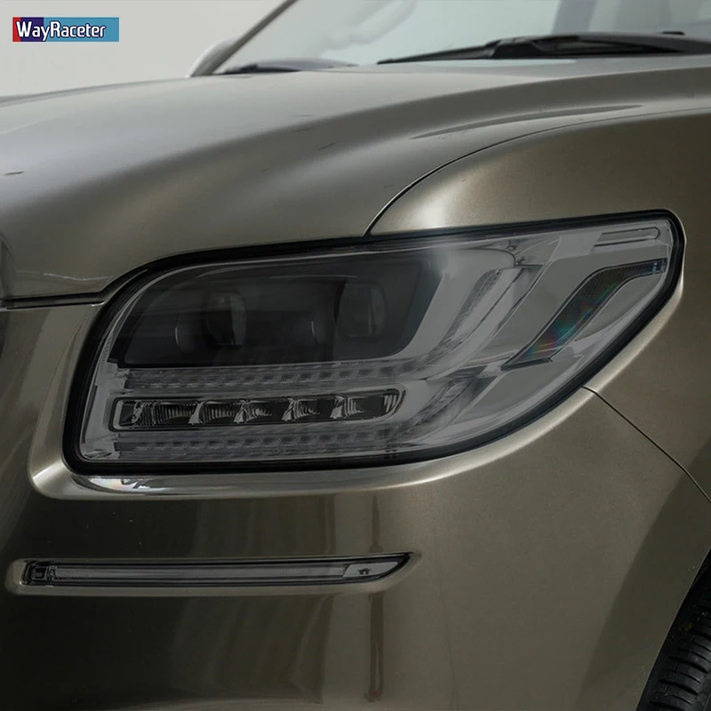 2 Pcs Car Headlight Protective Film Restoration Transparent Black TPU Sticker For Lincoln Navigator 2018-Present Accessories 
2 Pcs Car Headlight Protective Film Restoration Transparent Black TPU Sticker For Lincoln Navigator 2018-Present Accessories