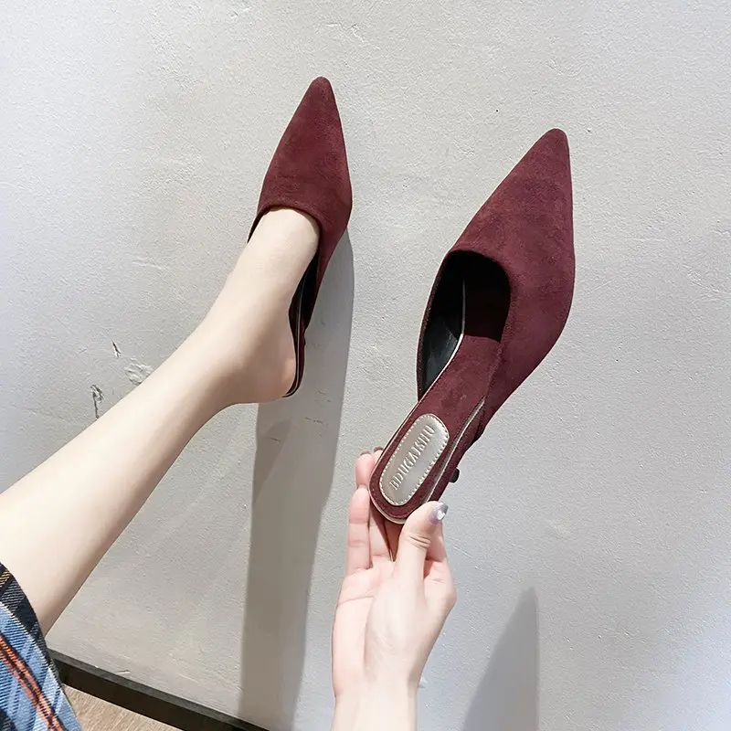 2021 Summer New Fashion Stiletto Sexy Pointed Slippers Temperament Casual Simple Pure Color Women's Shoes
2021 Summer New Fashion Stiletto Sexy Pointed Slippers Temperament Casual Simple Pure Color Women's Shoes