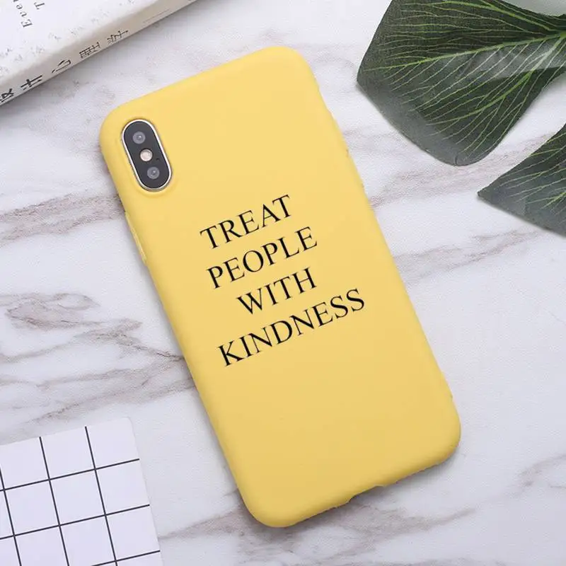 Treat People With Kindness Harry Styles Phone Case for iPhone 11 Pro Max X XR XS 8 7 6s Plus Candy yellow Silicone Cases
Treat People With Kindness Harry Styles Phone Case for iPhone 11 Pro Max X XR XS 8 7 6s Plus Candy yellow Silicone Cases