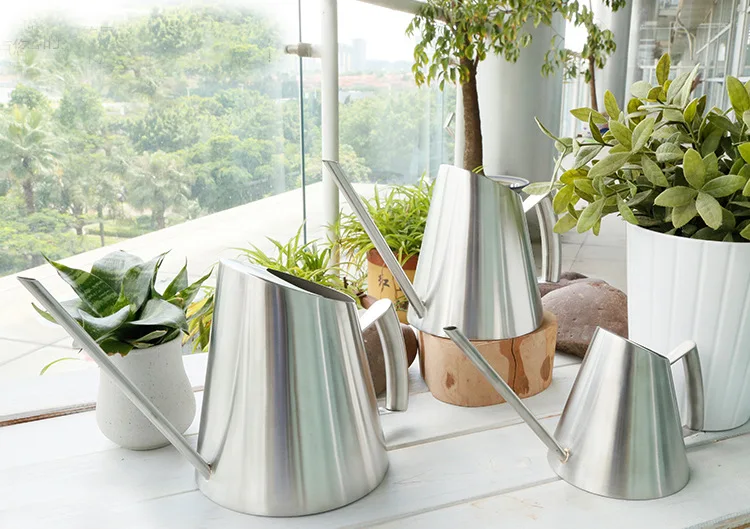 Stainless Steel Watering Pot Gardening Potted Small Watering Can Use Handle Perfect For Watering Flower Plants Shower For Garden
Stainless Steel Watering Pot Gardening Potted Small Watering Can Use Handle Perfect For Watering Flower Plants Shower For Garden