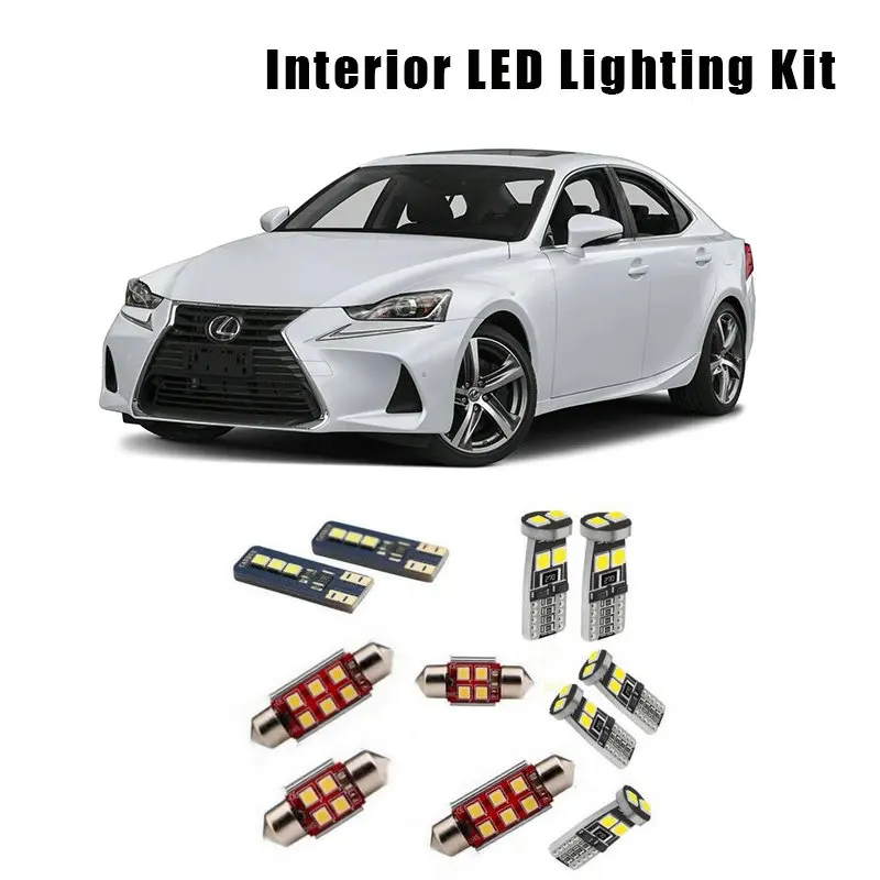 For 2014-2017 2018 2019 Lexus IS250 IS350 12pcs White Canbus LED Bulbs Interior Map Dome Door Light Kit Vanity Mirror Lamp
For 2014-2017 2018 2019 Lexus IS250 IS350 12pcs White Canbus LED Bulbs Interior Map Dome Door Light Kit Vanity Mirror Lamp