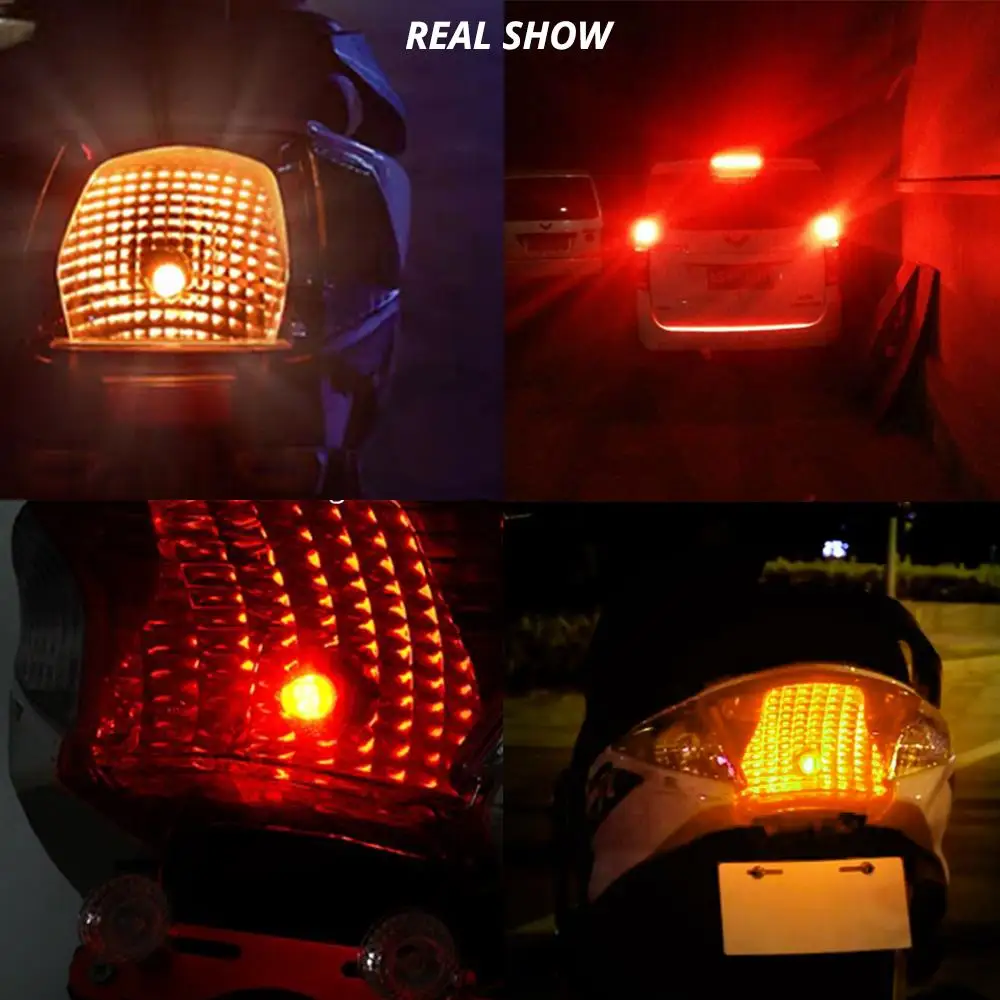1156 1157 Motorcycle Brake Light Auto Led Strobe Bulb Parking Lights Modified Signal Decoration Lamp Warning 12v Rear Tail Light
1156 1157 Motorcycle Brake Light Auto Led Strobe Bulb Parking Lights Modified Signal Decoration Lamp Warning 12v Rear Tail Light