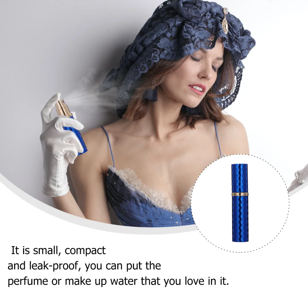 Spray Bottle 5ML Empty Refillable Portable Perfume Atomizer Alumina Alloy Bottle 
Spray Bottle 5ML Empty Refillable Portable Perfume Atomizer Alumina Alloy Bottle