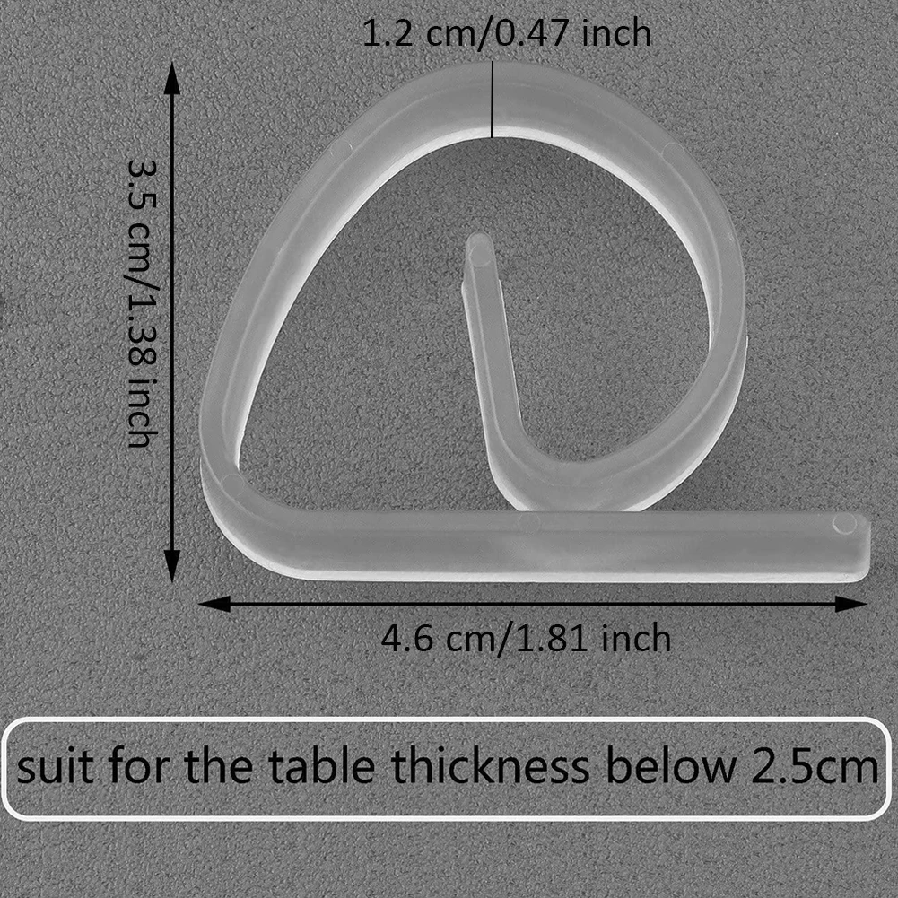 50PCS Plastic Tablecloth Clips Clear Garden Tablecloth Clamps Holders for Party Picnic Holder Cloth Clamp Home Table Cover Clip 
50PCS Plastic Tablecloth Clips Clear Garden Tablecloth Clamps Holders for Party Picnic Holder Cloth Clamp Home Table Cover Clip