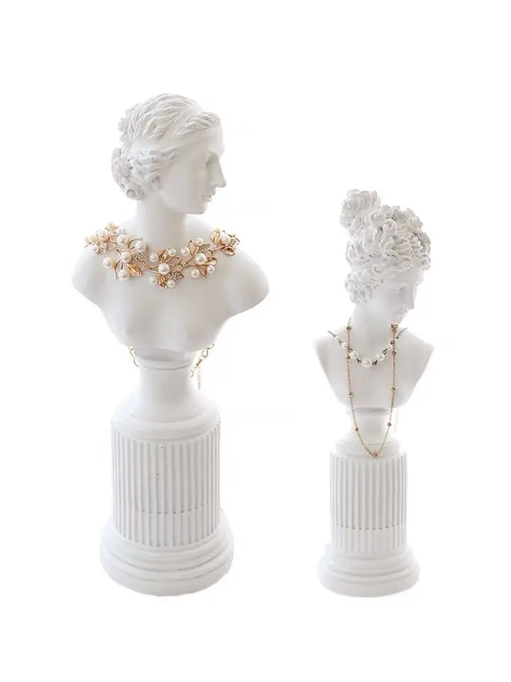Newest Resin Necklace Display Stand Jewelry Showing Mold Mannequin Necklace Holder Showcase Rack Shelf
Newest Resin Necklace Display Stand Jewelry Showing Mold Mannequin Necklace Holder Showcase Rack Shelf