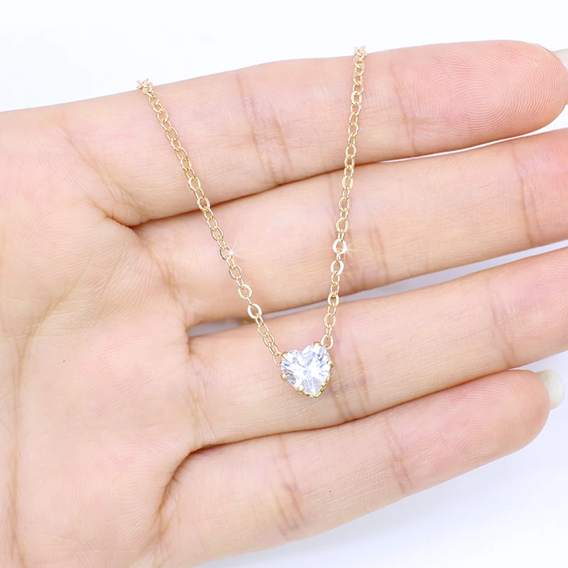 Shiny Zircon Invisible Transparent Thin Line Simple Choker Necklace Women Jewelry Collana Collares
Shiny Zircon Invisible Transparent Thin Line Simple Choker Necklace Women Jewelry Collana Collares
