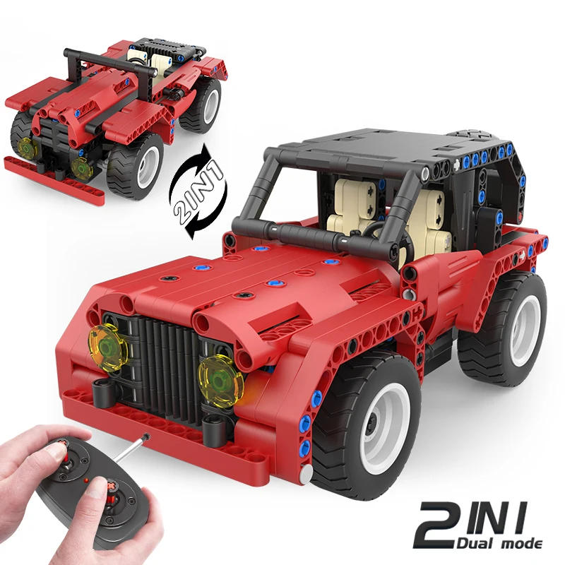 BURGKIDZ City Off-Road Car Remote Control MOC Building Blocks High-Tech RC Car Model SUV Truck Bricks Ideas Toy For Kids
BURGKIDZ City Off-Road Car Remote Control MOC Building Blocks High-Tech RC Car Model SUV Truck Bricks Ideas Toy For Kids