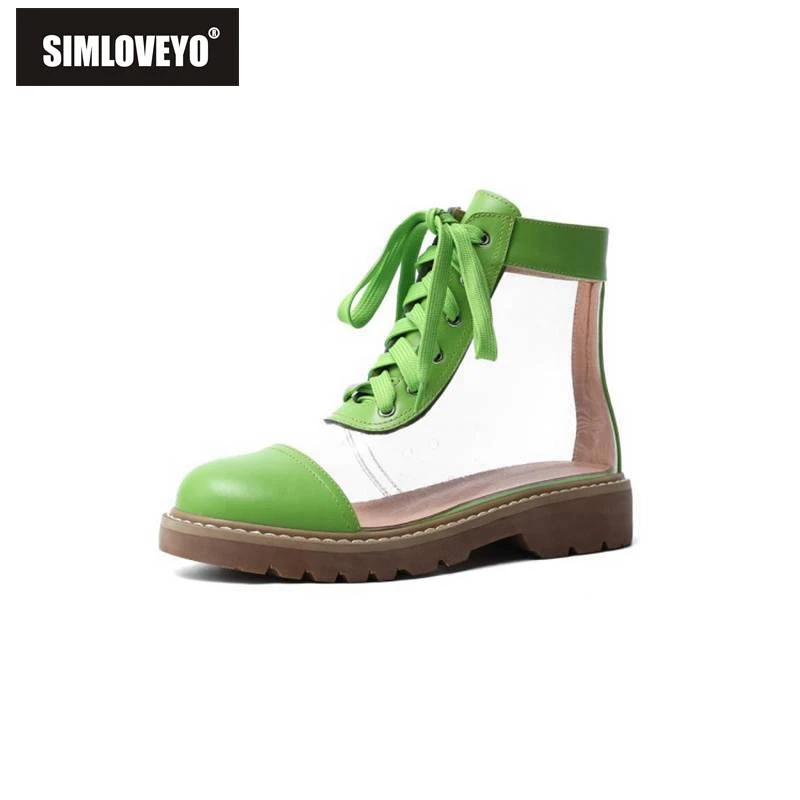 SIMLOVEYO Spring Autumn Woman Ankle Boots Round Toe Square Thick Heels Genuine leather Lace-Up Waterproof Puls size33-41 Casual
SIMLOVEYO Spring Autumn Woman Ankle Boots Round Toe Square Thick Heels Genuine leather Lace-Up Waterproof Puls size33-41 Casual