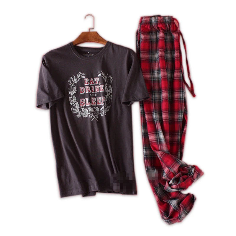 Plus Size 130kg 100% cotton pyjamas men Sleepwear pijamas hombre Short sleeve casual men homewear pajamas sets for male
Plus Size 130kg 100% cotton pyjamas men Sleepwear pijamas hombre Short sleeve casual men homewear pajamas sets for male