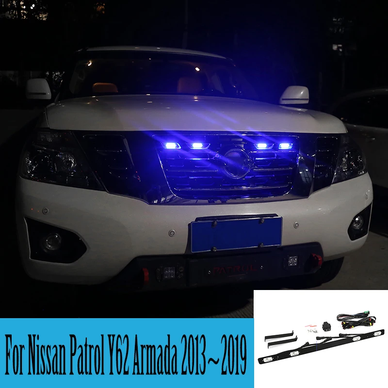 Решетка Дневной светильник время бега украшения светильник для Nissan Patrol Y62 Armada 2013 2014 2015 2016 2017 2018 2019 светодиодный Предупреждение лампа
Решетка Дневной светильник время бега украшения светильник для Nissan Patrol Y62 Armada 2013 2014 2015 2016 2017 2018 2019 светодиодный Предупреждение лампа