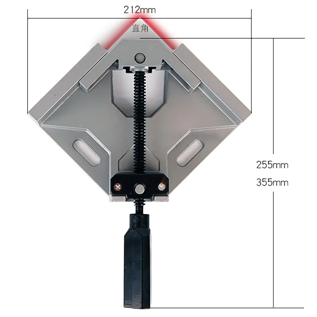Aluminum Single Handle 90 Degree Right Angle Clamp Angle Clamp Woodworking Frame Clip Right Angle Folder Tool
Aluminum Single Handle 90 Degree Right Angle Clamp Angle Clamp Woodworking Frame Clip Right Angle Folder Tool