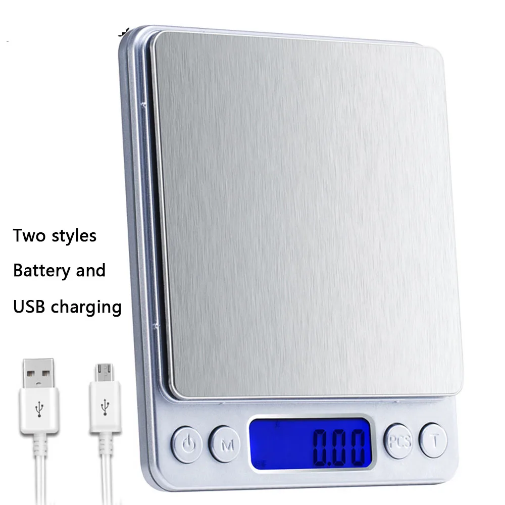Kitchen Scale Digital Precision Electronic Scale USB Pocket Weight Gold Balance 3000g X 0.1g Trays Scale Electronic Baking Scale
Kitchen Scale Digital Precision Electronic Scale USB Pocket Weight Gold Balance 3000g X 0.1g Trays Scale Electronic Baking Scale