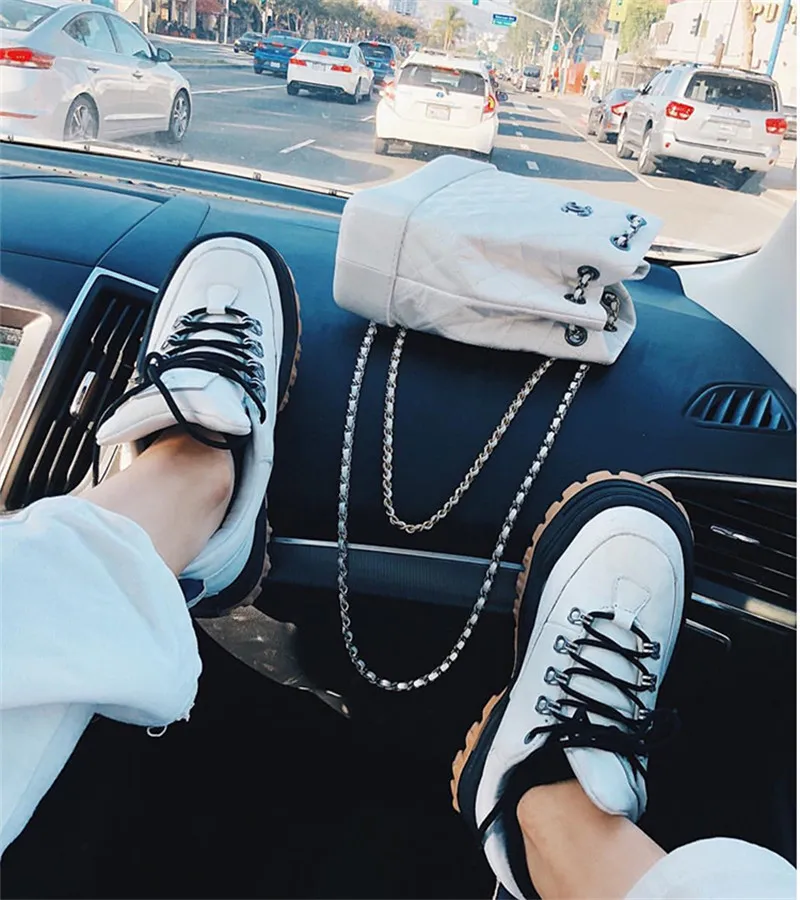 Black Patent Leather Women Sneakers Platform Shoes Woman Creepers Female Casual Flats Tenis Feminino Espadrilles
Black Patent Leather Women Sneakers Platform Shoes Woman Creepers Female Casual Flats Tenis Feminino Espadrilles