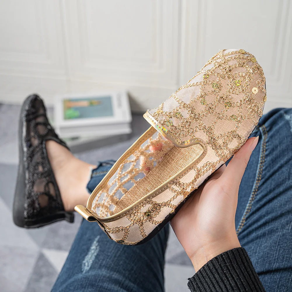 2021 Summer Flats Women Lace Shoes Elegant Office Ladies Boat Shoes Casual Women shoes plus size brand
2021 Summer Flats Women Lace Shoes Elegant Office Ladies Boat Shoes Casual Women shoes plus size brand