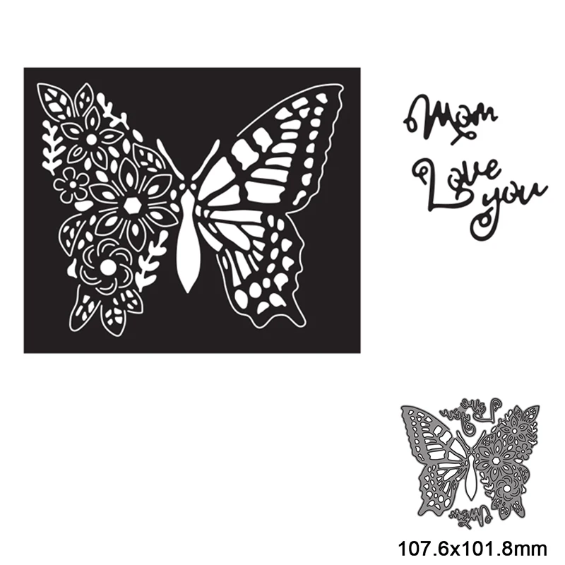 Butterfly Flower Mom Love you Metal Cutting Dies For DIY Scrapbook Cutting Die Paper Cards Embossed Decorative Craft Die Cut New
Butterfly Flower Mom Love you Metal Cutting Dies For DIY Scrapbook Cutting Die Paper Cards Embossed Decorative Craft Die Cut New