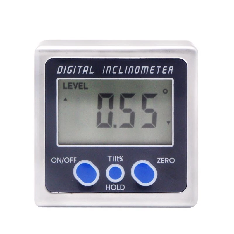 Digital inclinometer mini bevel box with three surface magnets angle level ruler measures electronic protractor
Digital inclinometer mini bevel box with three surface magnets angle level ruler measures electronic protractor