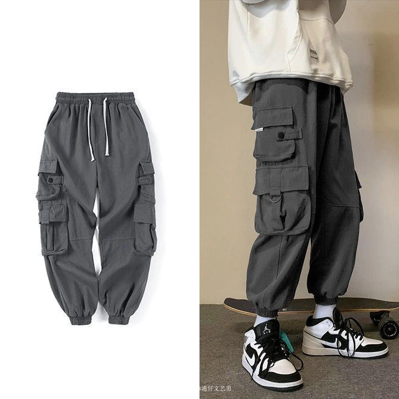 Streetwear Men's Side Pockets Cargo Harem Pants 2021 Black Hip Hop Casual Male Joggers Trousers Fashion Casual Pants Men Clothes 
Streetwear Men's Side Pockets Cargo Harem Pants 2021 Black Hip Hop Casual Male Joggers Trousers Fashion Casual Pants Men Clothes