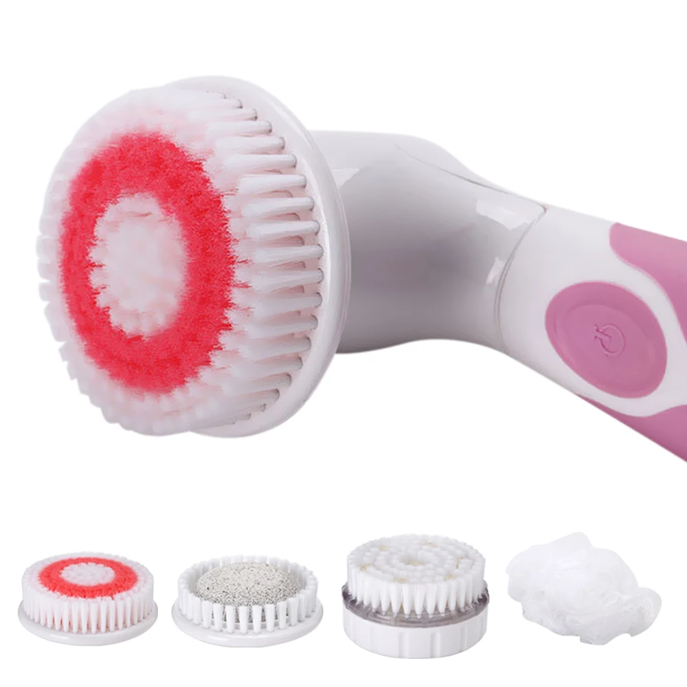Interchangeable Electric Bath Brush Back-Rubbing Brush Long Handle Spinning Body Cleaning Spa Massage Shower Brush Sets Massager
Interchangeable Electric Bath Brush Back-Rubbing Brush Long Handle Spinning Body Cleaning Spa Massage Shower Brush Sets Massager