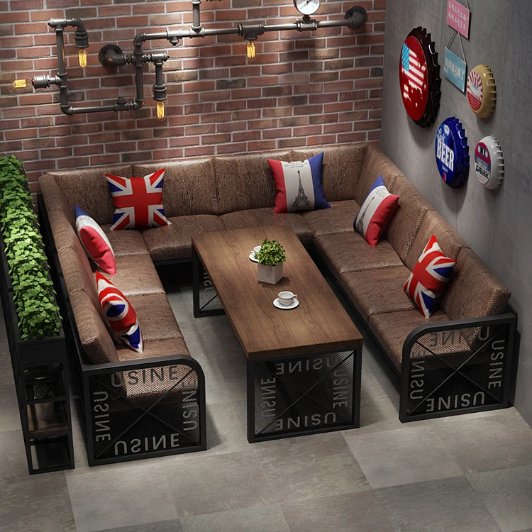 American Retro Western Restaurant Sofa Cafe Card Slot Table and Chair Milk Tea Shop Dessert Shop Bar KTV Sofa
American Retro Western Restaurant Sofa Cafe Card Slot Table and Chair Milk Tea Shop Dessert Shop Bar KTV Sofa