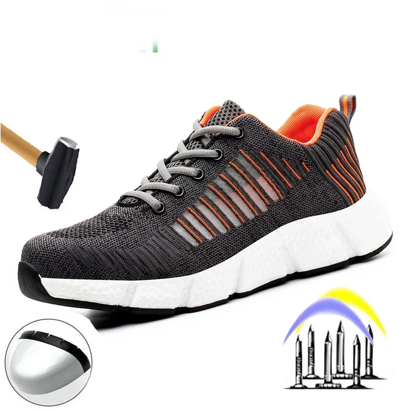 2020Safety Shoes Men Puncture-Proof Work Sneakers Men Steel Toe Shoes Work Boots Indestructible Safety Boots Male Shoes
2020Safety Shoes Men Puncture-Proof Work Sneakers Men Steel Toe Shoes Work Boots Indestructible Safety Boots Male Shoes