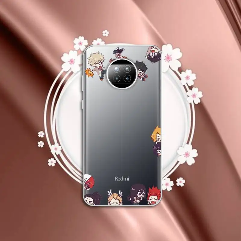 Anime My Hero Academia Phone Case Transparent for Xiaomi mi Redmi note 10 t 8 9 pro lite 11 Samsung S 8 9 10 20 plus ultra 
Anime My Hero Academia Phone Case Transparent for Xiaomi mi Redmi note 10 t 8 9 pro lite 11 Samsung S 8 9 10 20 plus ultra