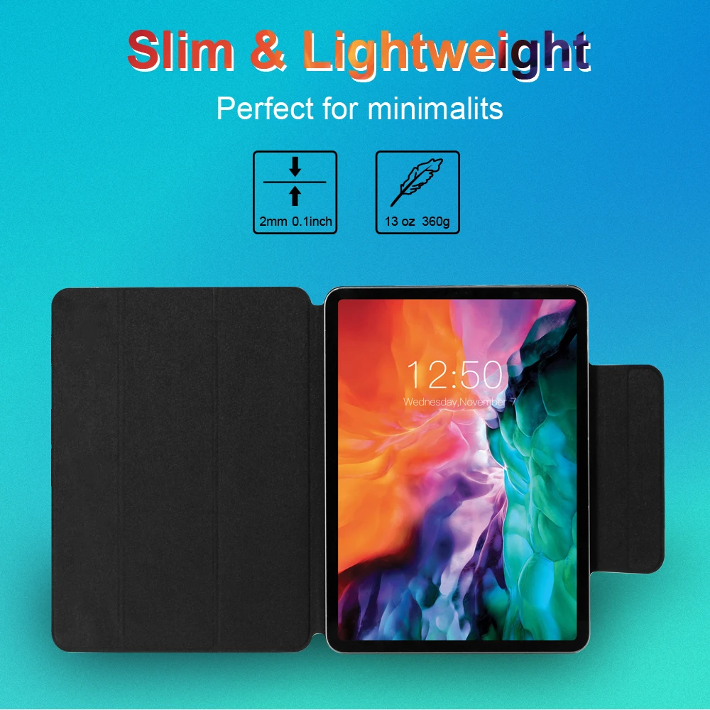 IPad Cover for 2020 iPad 2018 iPad Pro 11'' 12.9'' Inch Secure Magnetic Auto Case Silky-Smooth Shockproof iPad Cover
IPad Cover for 2020 iPad 2018 iPad Pro 11'' 12.9'' Inch Secure Magnetic Auto Case Silky-Smooth Shockproof iPad Cover