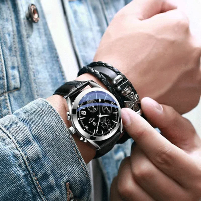 2021 Men's Simple Set Quartz Watch Waterproof Luminous Business Casual Trend Luxury All-match Sports Watch WA153
2021 Men's Simple Set Quartz Watch Waterproof Luminous Business Casual Trend Luxury All-match Sports Watch WA153