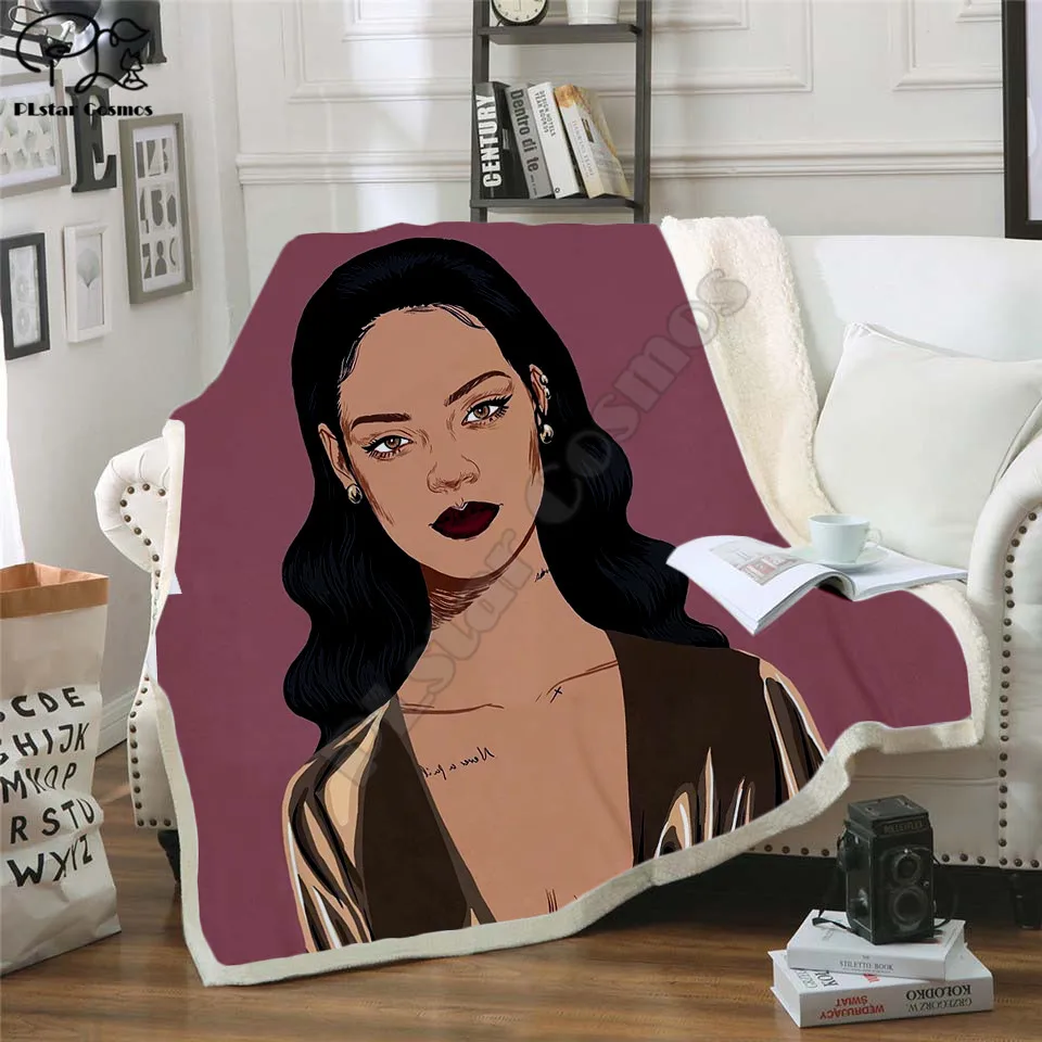 Rihanna cartoon characters pattern Blanket 3D full printed Wearable Blanket Adults/kids Fleece Blanket drop shippng style -2
Rihanna cartoon characters pattern Blanket 3D full printed Wearable Blanket Adults/kids Fleece Blanket drop shippng style -2