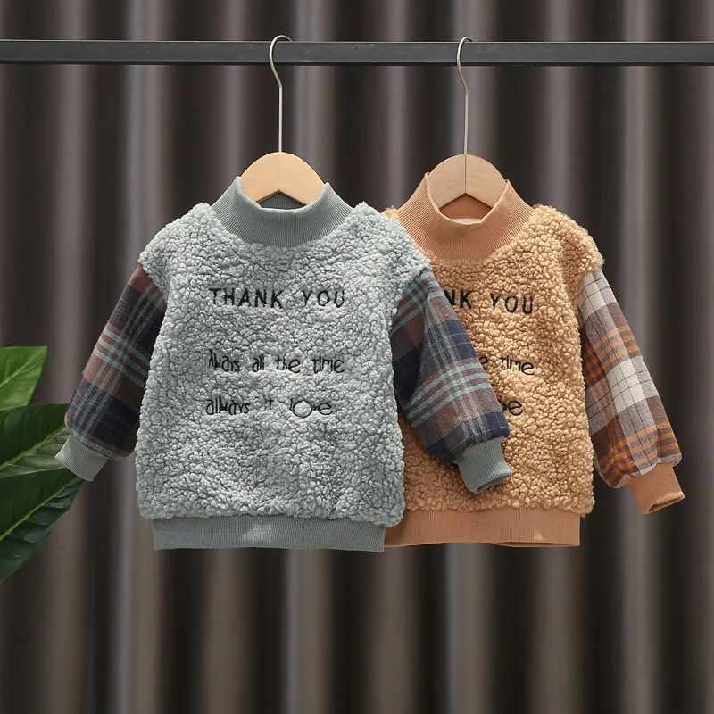 Boy Clothes Winter Knitted Sweater Velvet Thick Warm Sweater Kids Sweater 1-2-3-4-5Y Boy Pullover Sweater
Boy Clothes Winter Knitted Sweater Velvet Thick Warm Sweater Kids Sweater 1-2-3-4-5Y Boy Pullover Sweater