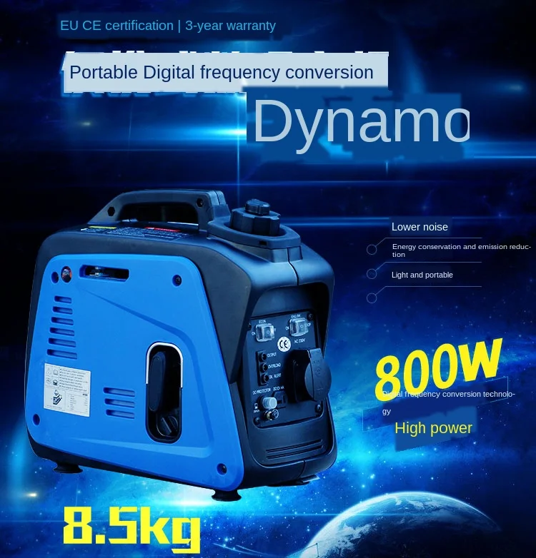 Electric Car Extended Range 800w1000w Digital Frequency Petrol Generator 1kw Portable 220v Four-stroke Copper
Electric Car Extended Range 800w1000w Digital Frequency Petrol Generator 1kw Portable 220v Four-stroke Copper