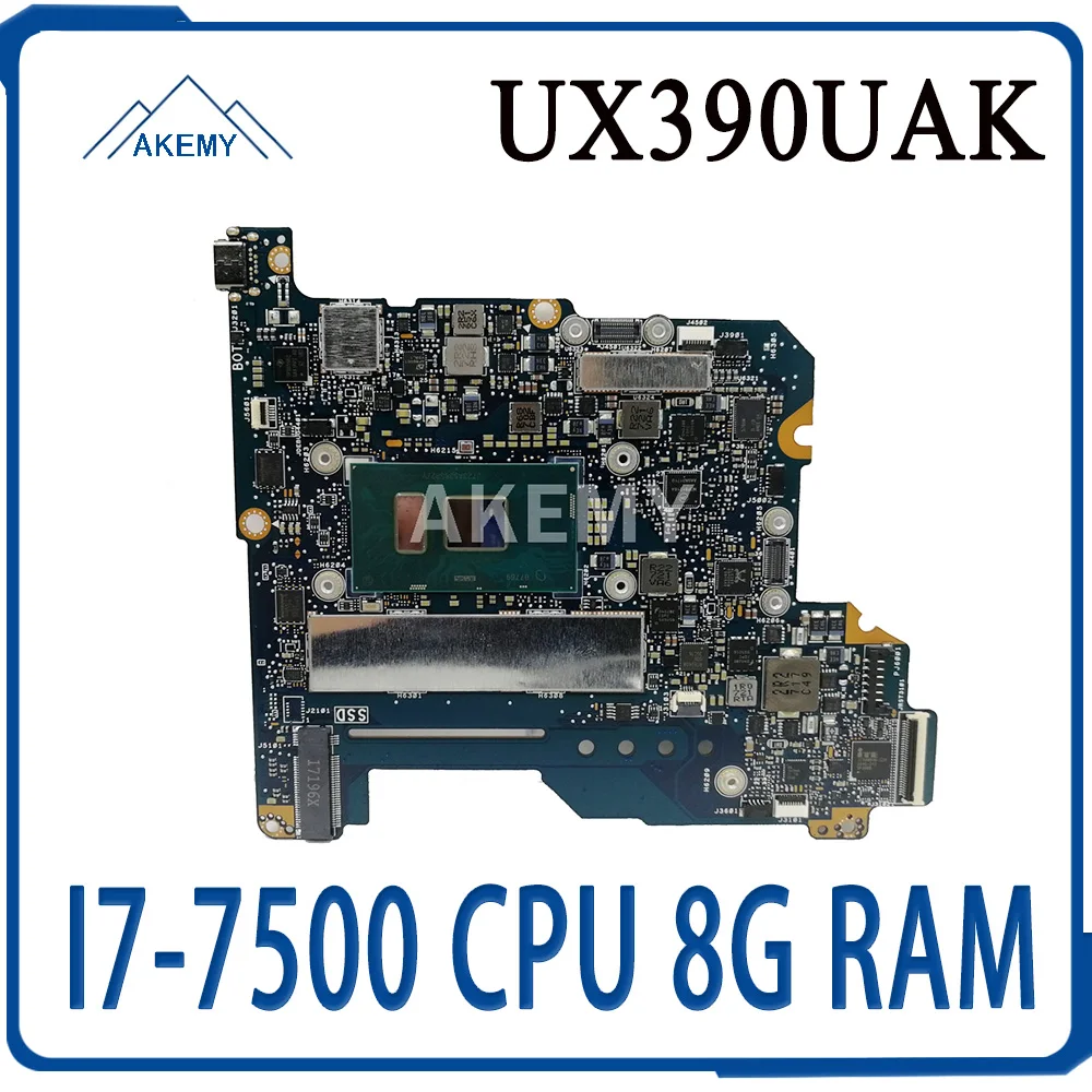 Akemy UX390UAK Motherboard For ASUS UX390U UX390UA UX390UAK Laotop Mainboard with I7-7500 CPU 8G RAM
Akemy UX390UAK Motherboard For ASUS UX390U UX390UA UX390UAK Laotop Mainboard with I7-7500 CPU 8G RAM