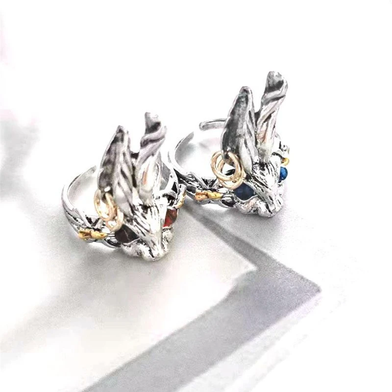 Retro Creative Crystal Fan Rabbit Ring European and American Big Ears Red Eye White Rabbit Ring Ins Open Ring
Retro Creative Crystal Fan Rabbit Ring European and American Big Ears Red Eye White Rabbit Ring Ins Open Ring