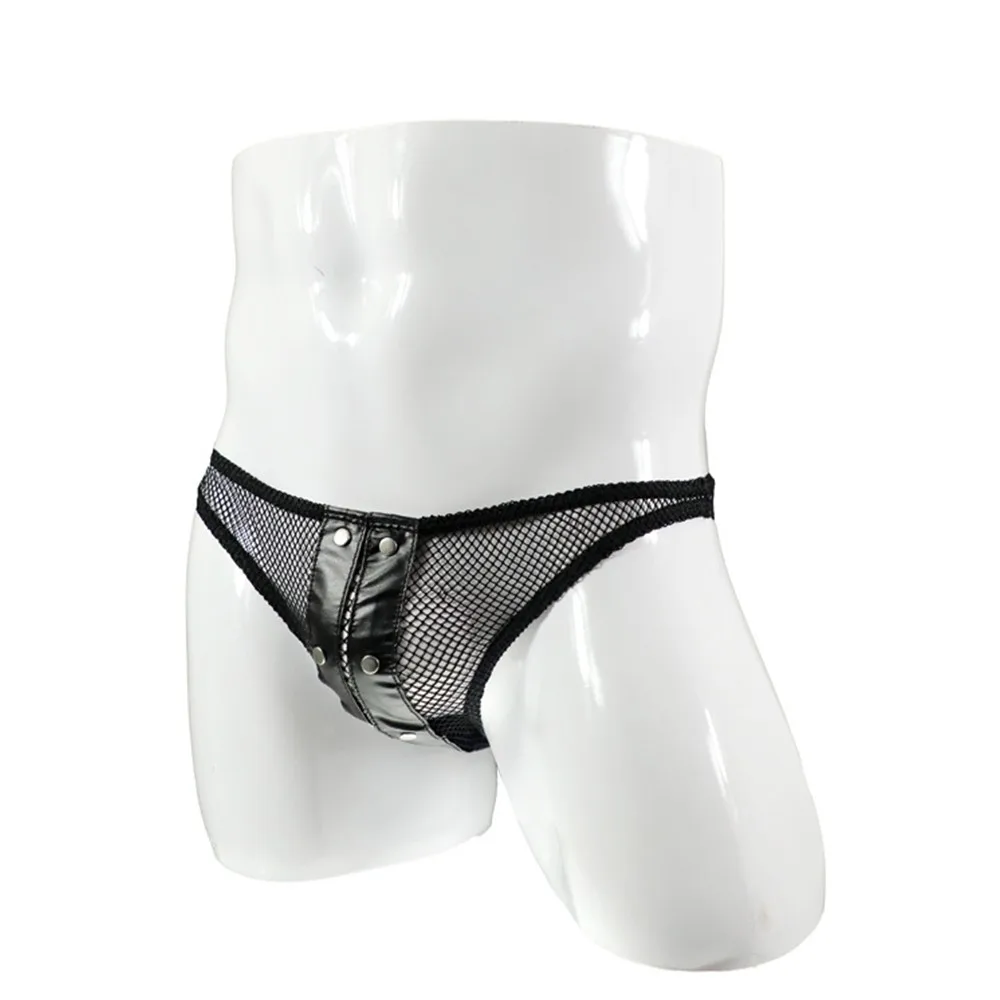 Men Sexy Fashion Breathable Faux Leather Mesh Metal Stud Briefs Underwear Men's Men's Sexy Underwear Underwear Wholesale Faux
Men Sexy Fashion Breathable Faux Leather Mesh Metal Stud Briefs Underwear Men's Men's Sexy Underwear Underwear Wholesale Faux