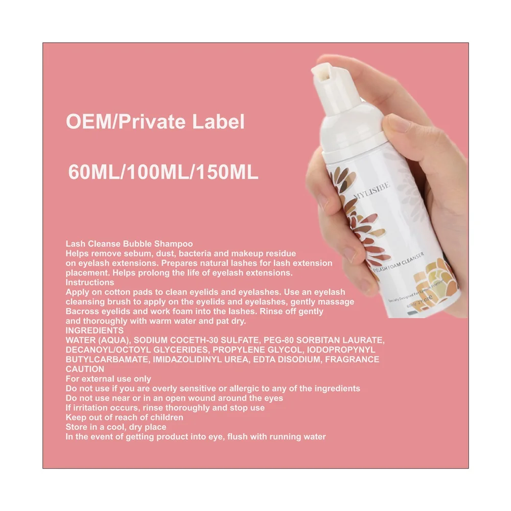 Wholesale Eyelash Cleanser Foaming Shampoo MUSE Supplies Bulk OEM/Private Label Lash Washes Professional & Self Use Home Care
Wholesale Eyelash Cleanser Foaming Shampoo MUSE Supplies Bulk OEM/Private Label Lash Washes Professional & Self Use Home Care