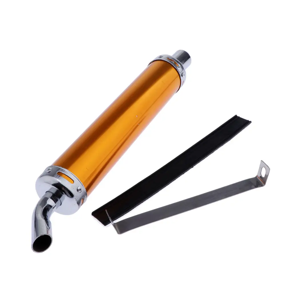 450 мм универсальный глушитель выхлопной трубы 28 мм для мотоцикла квадроцикла грязеотталкивающий желтый
450 мм универсальный глушитель выхлопной трубы 28 мм для мотоцикла квадроцикла грязеотталкивающий желтый