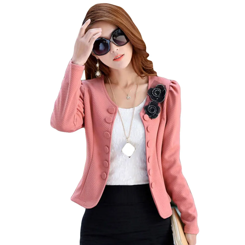 New Women Korean Slim Long Sleeve Small Suit Jacket Ladies Suit Lining Suit Office Normal Suit Blazer OL Career Tops
New Women Korean Slim Long Sleeve Small Suit Jacket Ladies Suit Lining Suit Office Normal Suit Blazer OL Career Tops