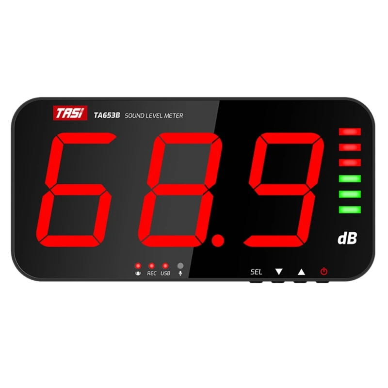 32x17cm Large Screen Sound Level Meter USB Datatransmission Noise Monitor TA653B Dropshipping
32x17cm Large Screen Sound Level Meter USB Datatransmission Noise Monitor TA653B Dropshipping