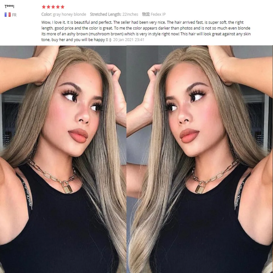 Ash Blonde Lace Front Wig Human Hair Honey Blonde Straight Pre Plucked With Baby Hair Deep Part Brazilian Remy Hair For Women
Ash Blonde Lace Front Wig Human Hair Honey Blonde Straight Pre Plucked With Baby Hair Deep Part Brazilian Remy Hair For Women