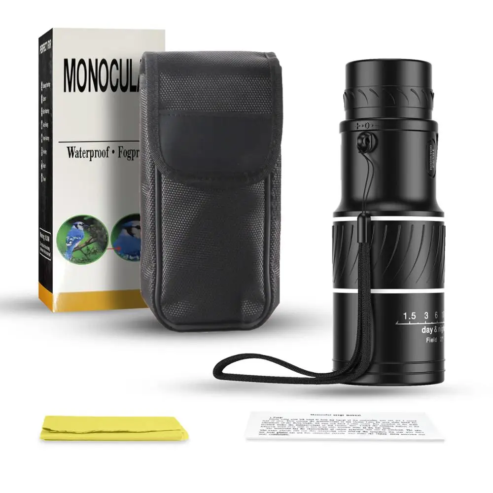 APEXEL Monocular Telescope Professional 16x52 BAK4 Prism Focus Zoom Lens Optical Night and Day Vision Outdoor Camping Tourism
APEXEL Monocular Telescope Professional 16x52 BAK4 Prism Focus Zoom Lens Optical Night and Day Vision Outdoor Camping Tourism