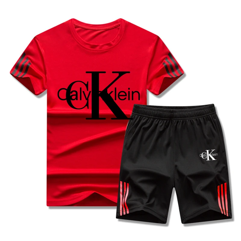 2021 new men's tracksuit Polyester casual sports T-shirts + Men's shorts loose breathable basketball sportswear Men's clothes
2021 new men's tracksuit Polyester casual sports T-shirts + Men's shorts loose breathable basketball sportswear Men's clothes