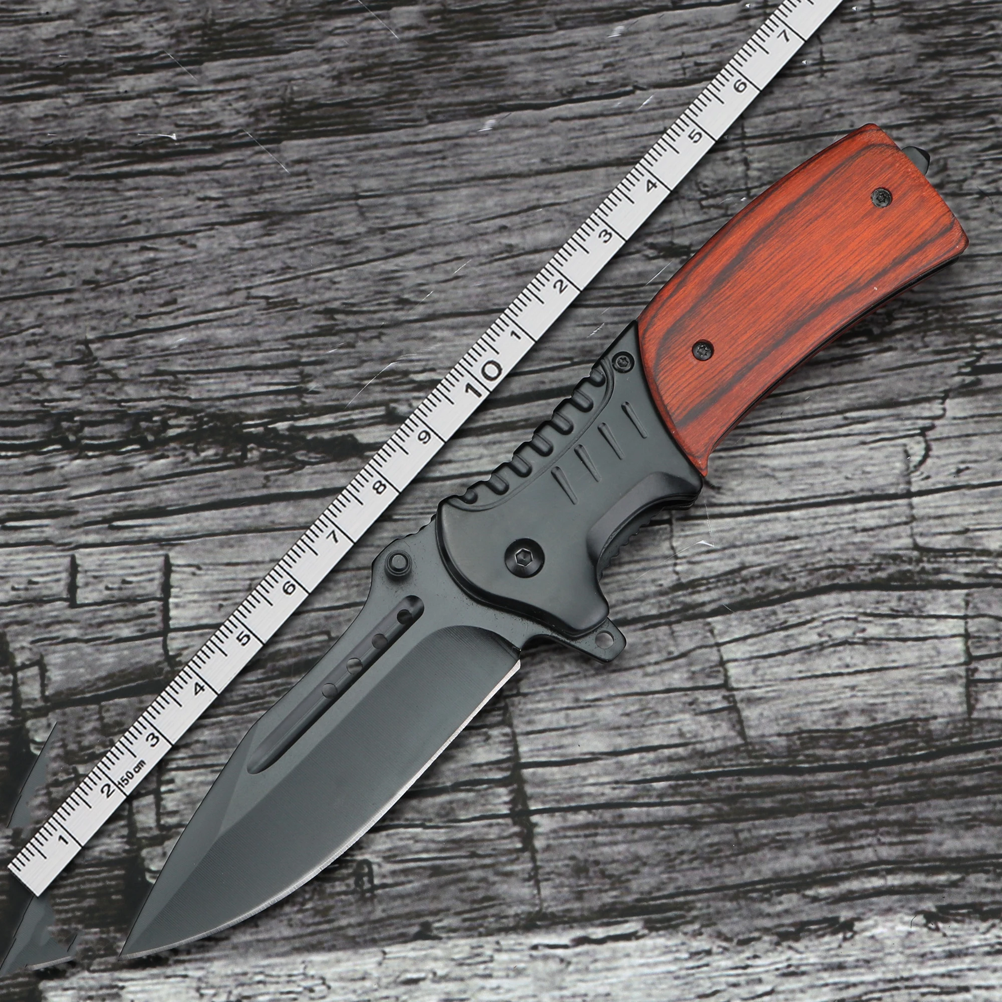 Wild Hunting Folding Knife Wood Handle Tactical Outdoor Survival High Hardness Short Knives Hiking Fishing Portable Pocket Knife
Wild Hunting Folding Knife Wood Handle Tactical Outdoor Survival High Hardness Short Knives Hiking Fishing Portable Pocket Knife