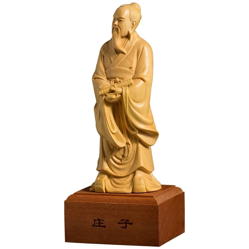 19cm Chuang tzu Sculpture Zhuangzi Wood Carving Chinese Historical Figures Hand Carved Solid Wood Small Ornament Man Gift
19cm Chuang tzu Sculpture Zhuangzi Wood Carving Chinese Historical Figures Hand Carved Solid Wood Small Ornament Man Gift