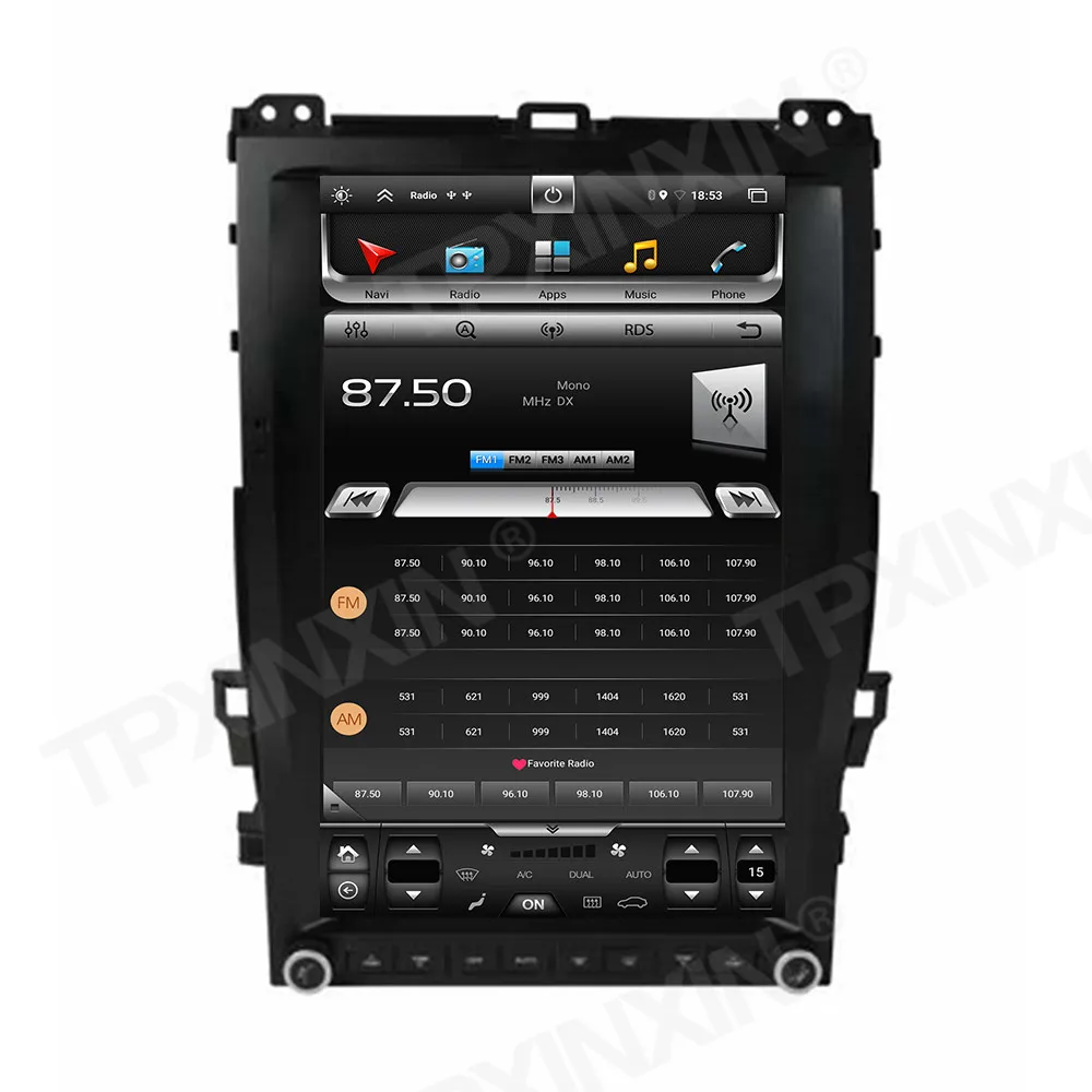 13 6 дюймов Android 10 64 Tesla радио для Toyota Land Cruiser Prado 120/Lexus GX470 Автомобильный GPS навигатор