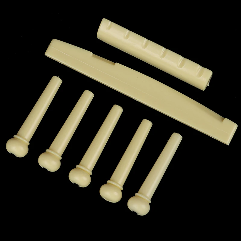 Portable 6-String Guitar Bridge Pins Saddle Nut Acoustic Cattle Tailpiece Plastic Guitar Accessories for Acoustic Guitar Quality
Portable 6-String Guitar Bridge Pins Saddle Nut Acoustic Cattle Tailpiece Plastic Guitar Accessories for Acoustic Guitar Quality