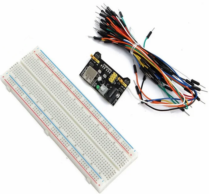 

MB102 Breadboard Power Supply Module 3.3v 5v Solderless Breadboard 830 Points For Arduino Breadboard Jumper Cable Diy Electronic
