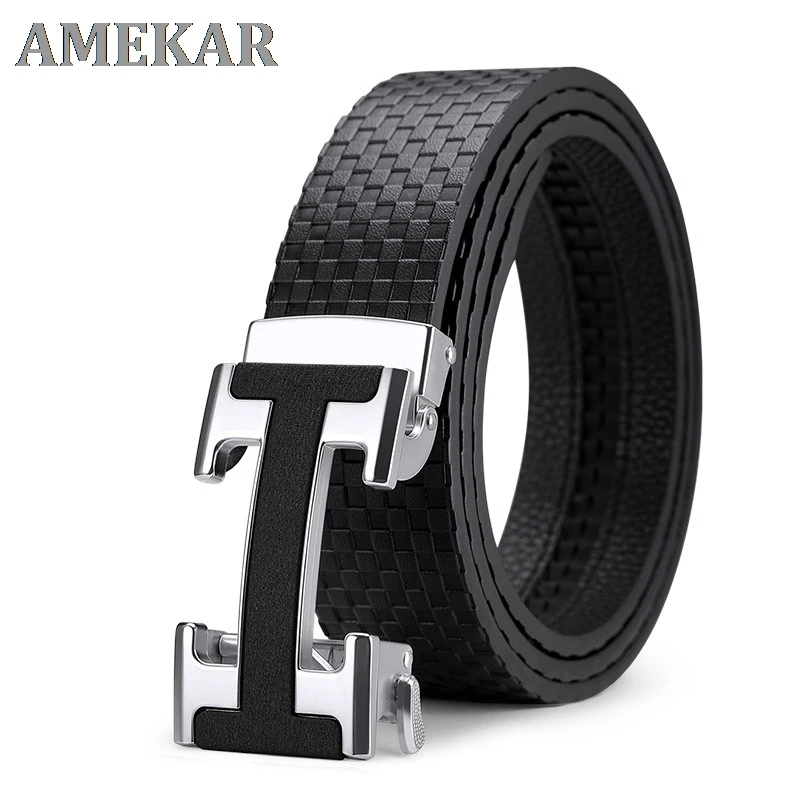 Belt automatic buckle belt men's real leather young and middle-aged belt business leisure belt wear-resistant
Belt automatic buckle belt men's real leather young and middle-aged belt business leisure belt wear-resistant