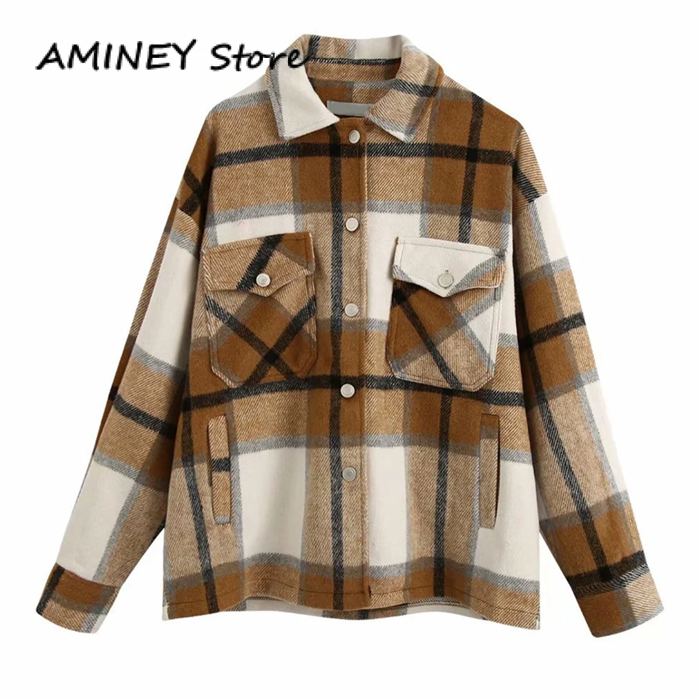 Women Plaid Jacket Hoddies Checkered Printed Fashion Oversized Jacket Coat Vintage Long Sleeve Pocket Female Outerwear Chic Tops
Women Plaid Jacket Hoddies Checkered Printed Fashion Oversized Jacket Coat Vintage Long Sleeve Pocket Female Outerwear Chic Tops