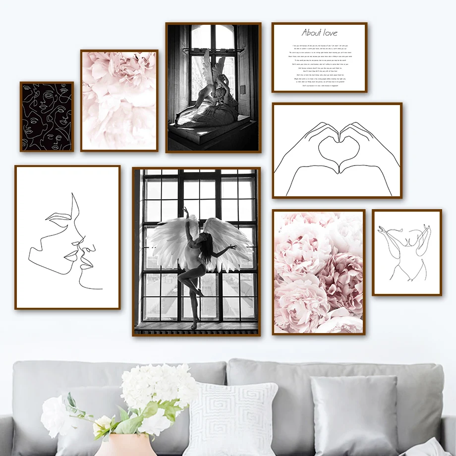 Wings Women Flower Love Couple Body Quote Wall Art Canvas Painting Nordic Posters And Prints Wall Pictures For Living Room Decor
Wings Women Flower Love Couple Body Quote Wall Art Canvas Painting Nordic Posters And Prints Wall Pictures For Living Room Decor