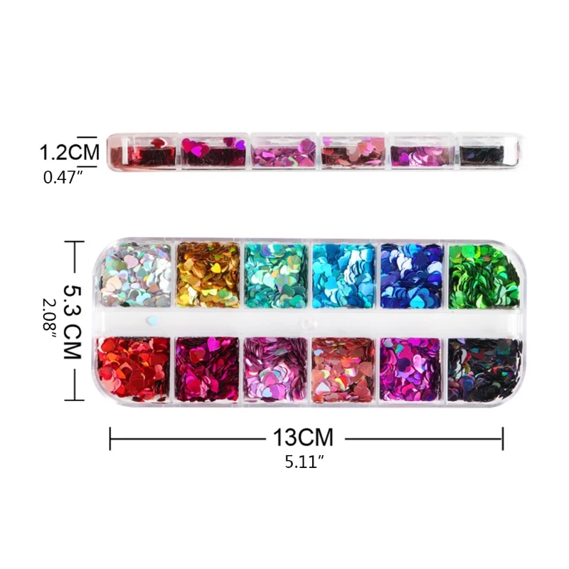 Holographic Glitter Love Heart Shape Epoxy Resin Filling Sequins Paillette Slime Pigment Jewelry Making Flake Decoration
Holographic Glitter Love Heart Shape Epoxy Resin Filling Sequins Paillette Slime Pigment Jewelry Making Flake Decoration